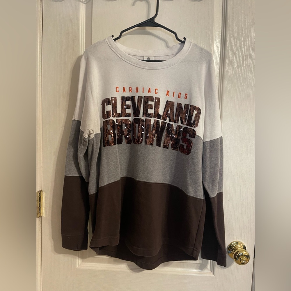 VS PINK Cleveland Browns Crewneck